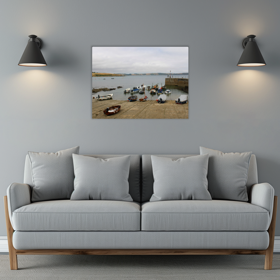 Metal Wall Art Prints. Portscatho. Cornwall. England.