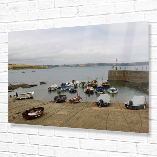 Metal Wall Art Prints. Portscatho. Cornwall. England.