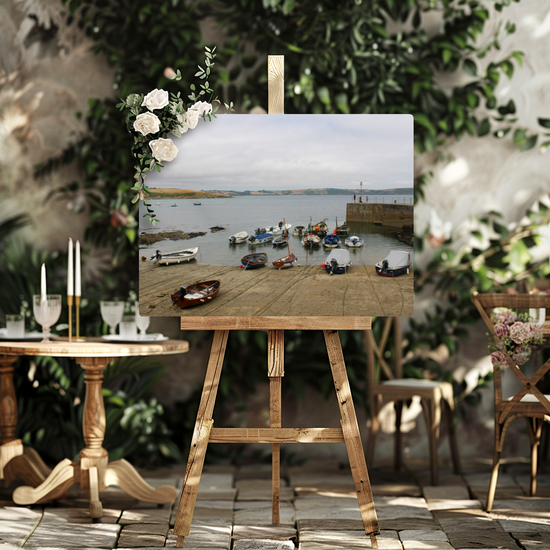 Metal Wall Art Prints. Portscatho. Cornwall. England.