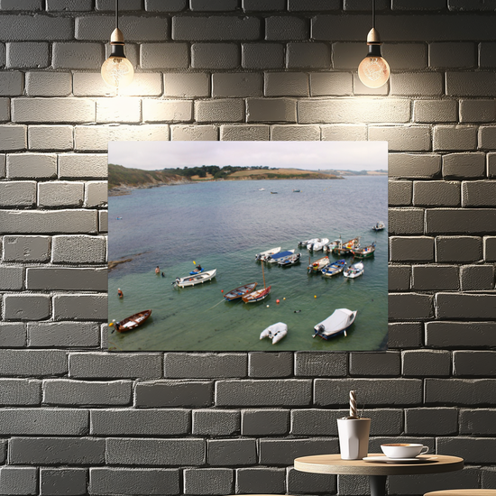 Metal Wall Art Prints. Portscatho. Cornwall. England.