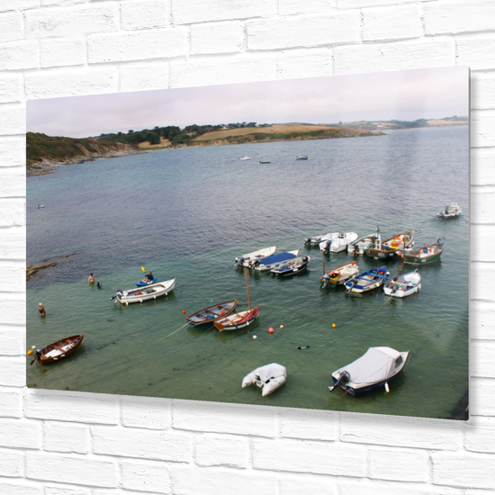 Metal Wall Art Prints. Portscatho. Cornwall. England.
