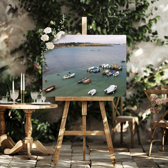 Metal Wall Art Prints. Portscatho. Cornwall. England.