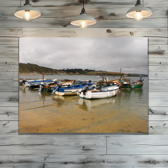 Metal Wall Art Prints. Portscatho. Cornwall. England.