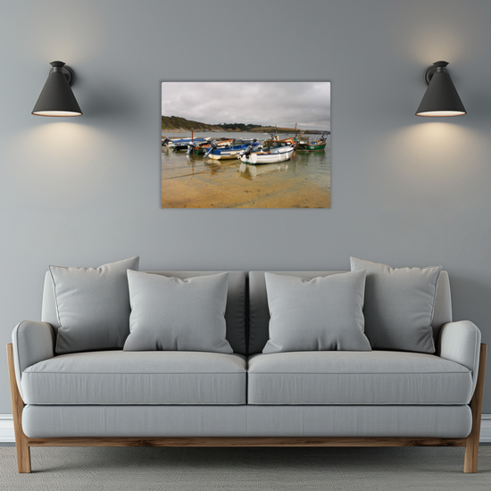 Metal Wall Art Prints. Portscatho. Cornwall. England.