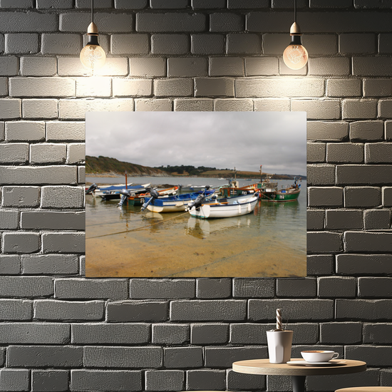 Metal Wall Art Prints. Portscatho. Cornwall. England.