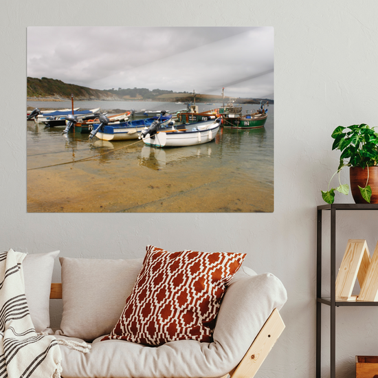 Metal Wall Art Prints. Portscatho. Cornwall. England.