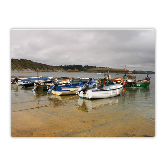 Metal Wall Art Prints. Portscatho. Cornwall. England.