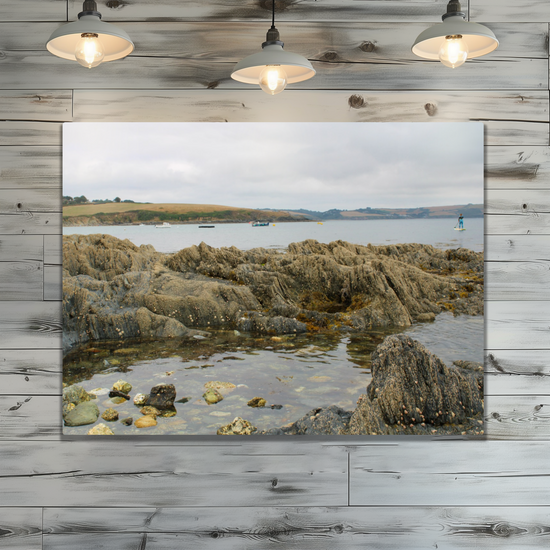 Metal Wall Art Prints. Portscatho. Cornwall. England.