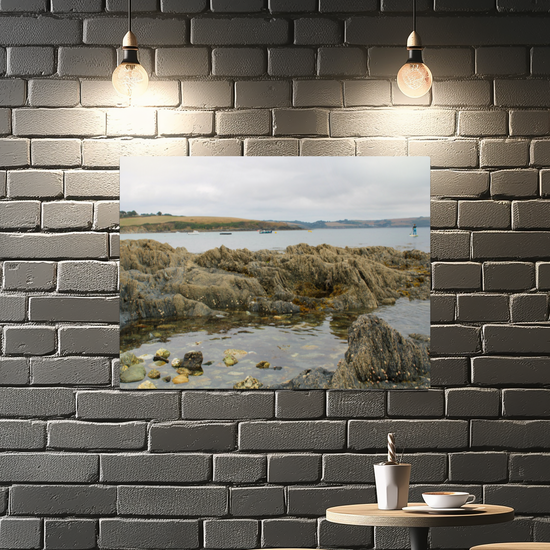 Metal Wall Art Prints. Portscatho. Cornwall. England.