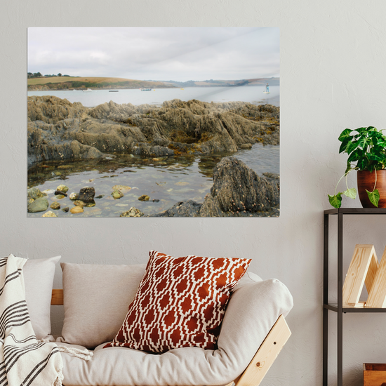 Metal Wall Art Prints. Portscatho. Cornwall. England.
