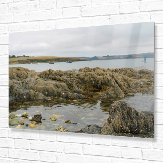 Metal Wall Art Prints. Portscatho. Cornwall. England.
