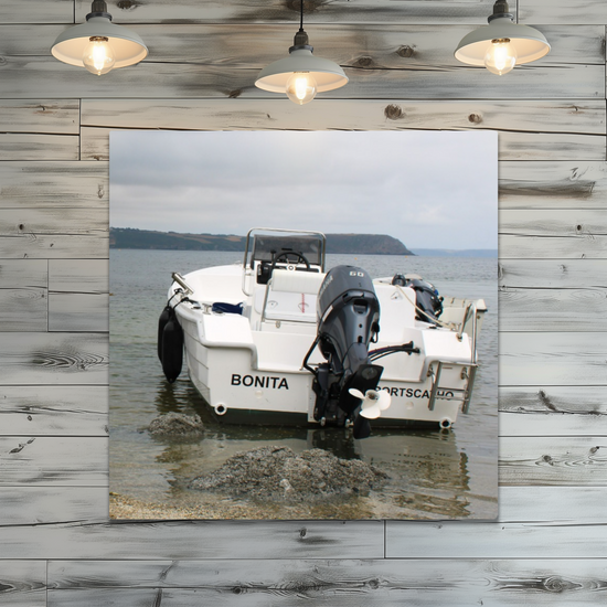 Metal Wall Art Prints. Portscatho. Cornwall. England.