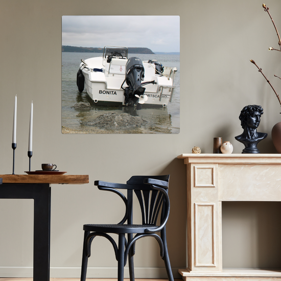 Metal Wall Art Prints. Portscatho. Cornwall. England.
