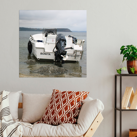 Metal Wall Art Prints. Portscatho. Cornwall. England.
