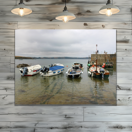 Metal Wall Art Prints. Portscatho. Cornwall. England.