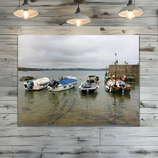 Metal Wall Art Prints. Portscatho. Cornwall. England.