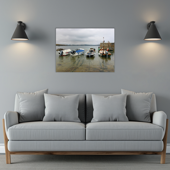 Metal Wall Art Prints. Portscatho. Cornwall. England.