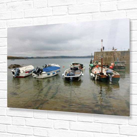 Metal Wall Art Prints. Portscatho. Cornwall. England.
