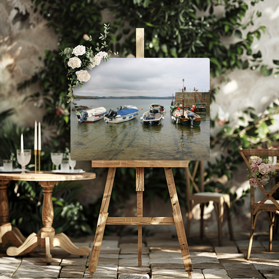 Metal Wall Art Prints. Portscatho. Cornwall. England.