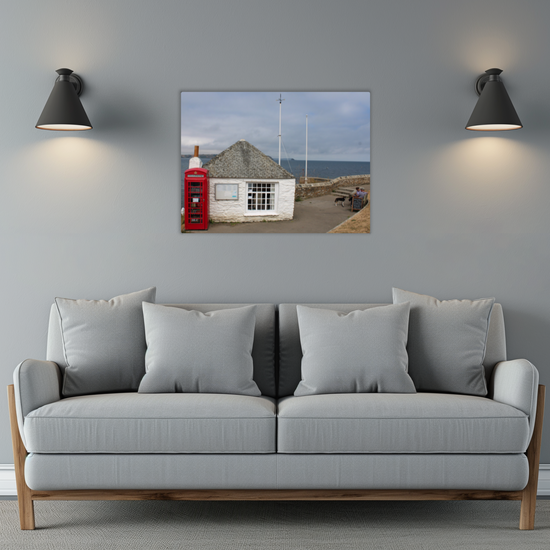 Metal Wall Art Prints. Portscatho. Cornwall. England.