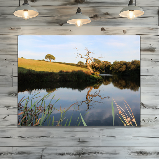Metal Wall Art Prints. Pensagillas Camping Park. Mevagissey. Truro. Cornwall. England.