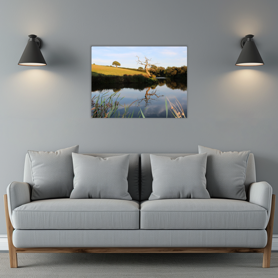 Metal Wall Art Prints. Pensagillas Camping Park. Mevagissey. Truro. Cornwall. England.