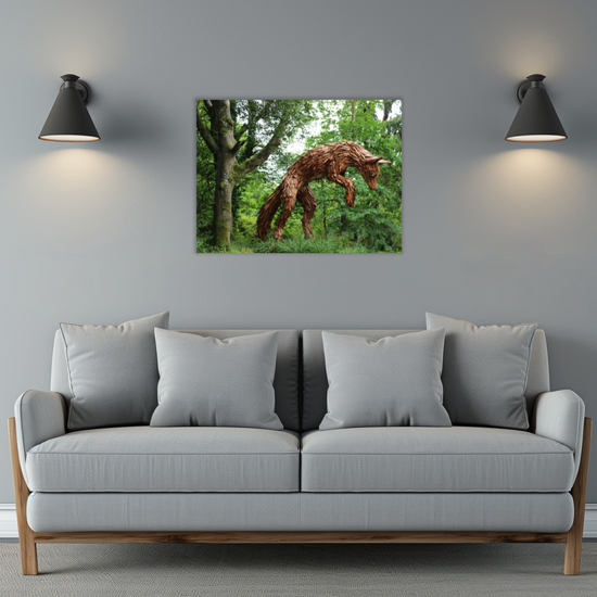 Metal Wall Art Prints. The Lost Gardens of Heligan. St.Austell. Cornwall. England.