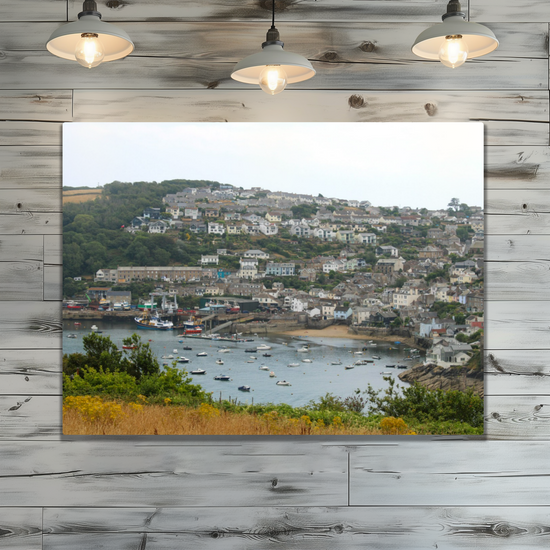 Metal Wall Art Prints. Polruan. Cornwall. England.
