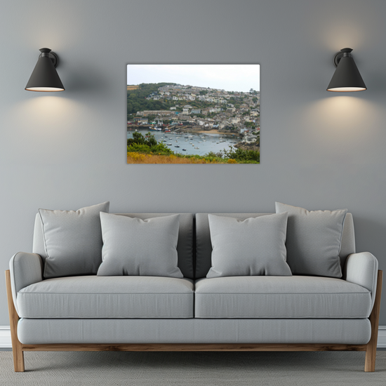 Metal Wall Art Prints. Polruan. Cornwall. England.