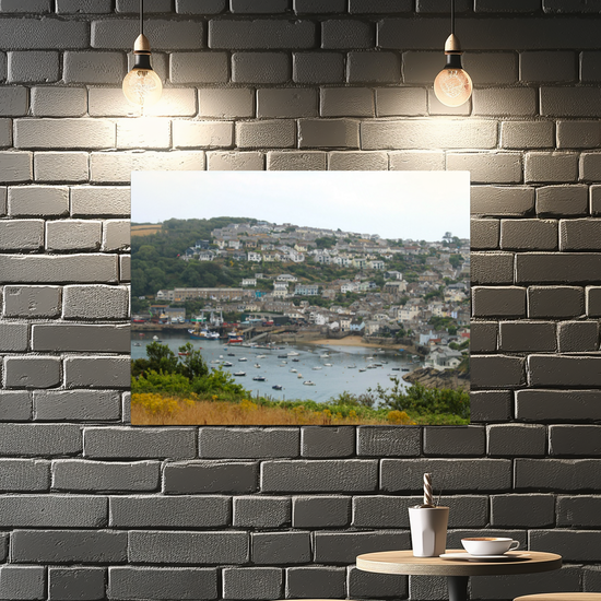 Metal Wall Art Prints. Polruan. Cornwall. England.