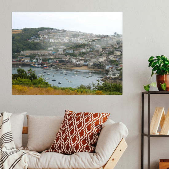 Metal Wall Art Prints. Polruan. Cornwall. England.