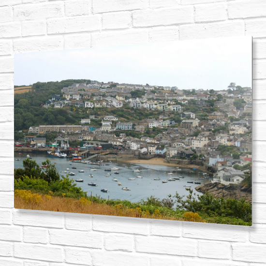 Metal Wall Art Prints. Polruan. Cornwall. England.