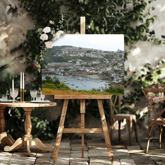 Metal Wall Art Prints. Polruan. Cornwall. England.