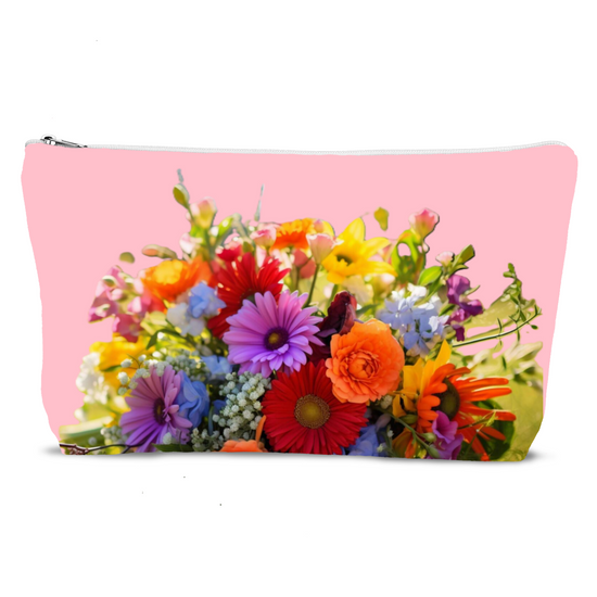 The Luxury Poly Linen Cosmetics Bag. Animals & Nature.