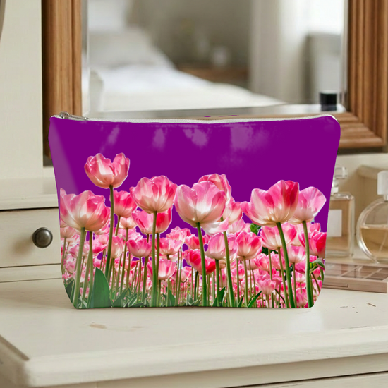 The Luxury Poly Linen Cosmetic Bag. Animals & Nature.