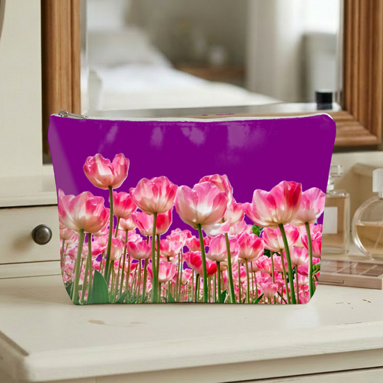 The Luxury Poly Linen Cosmetic Bag. Animals & Nature.