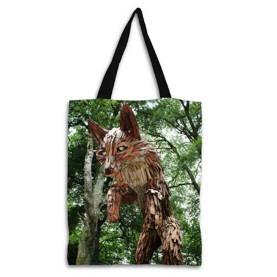 The Elegant All - Over Printed Poly Canvas Tote Bag. Flowers & Nature.