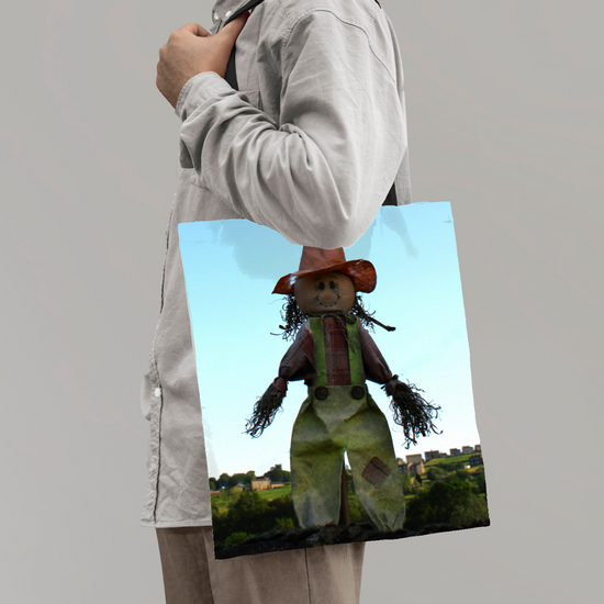 The Elegant All - Over Printed Poly Canvas Tote Bag. Flowers & Nature.