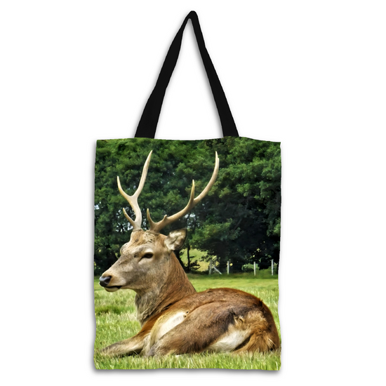 The Elegant All Over  Printed Poly Canvas Tote Bag. Flowers & Nature.