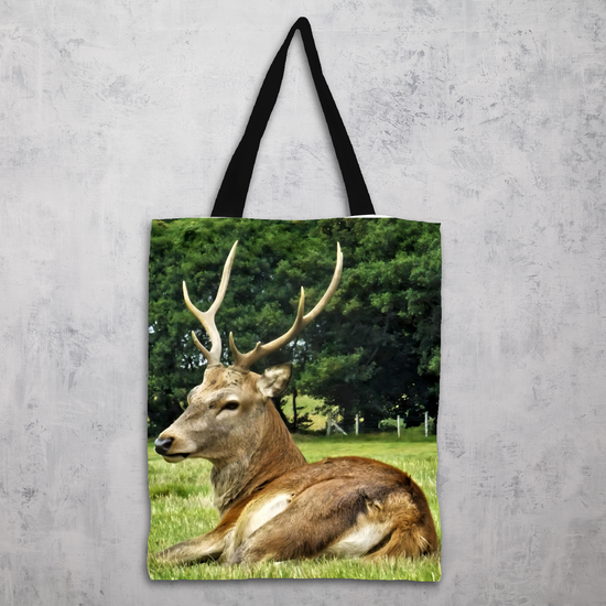 The Elegant All Over  Printed Poly Canvas Tote Bag. Flowers & Nature.