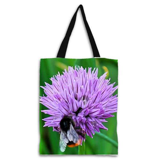The Elegant All - Over Printed Poly Canvas Tote Bag. Animals & Nature.