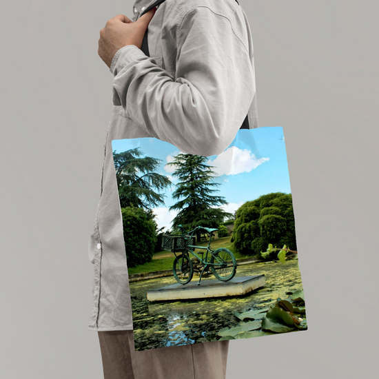 The Elegant All - Over Printed Poly Canvas Tote Bag. Animals & Nature.
