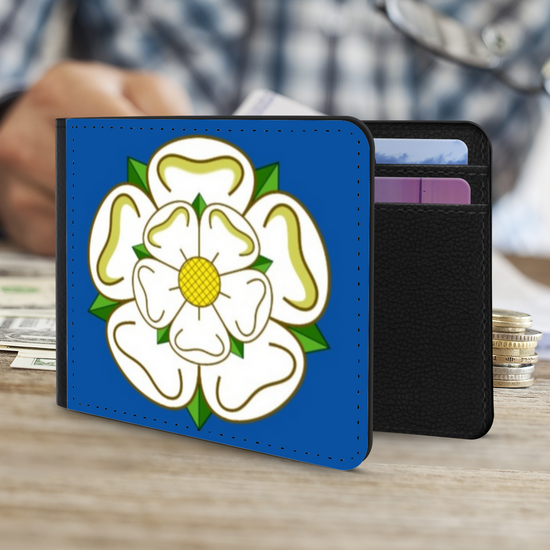 The Faux Gentlemen's Wallet. The County Flags Of England. Yorkshire.