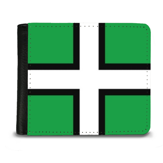 The Faux Gentleman's Wallet. The County Flags Of England. Devon.