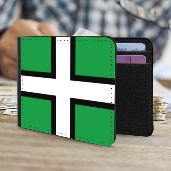 The Faux Gentleman's Wallet. The County Flags Of England. Devon.