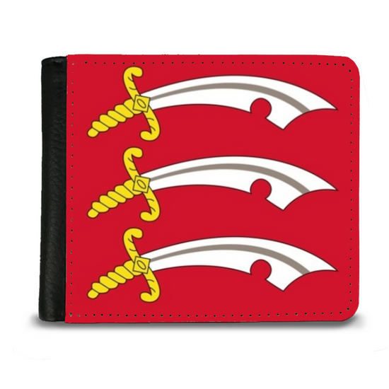 The Faux Gentleman's Wallet. The County Flags Of England. Essex.