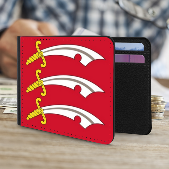 The Faux Gentleman's Wallet. The County Flags Of England. Essex.