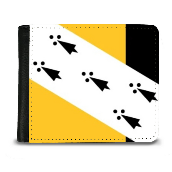 The Faux Leather Gentleman's Wallet. The County Flags Of England. Suffolk.