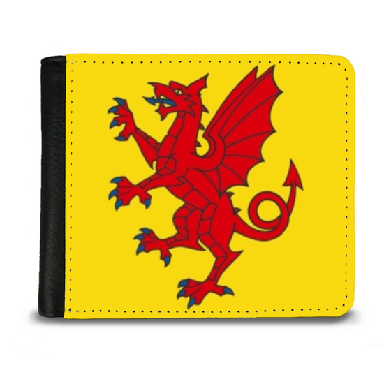 The Faux Leather Gentleman's Wallet. The County Flags Of England. Somerset.