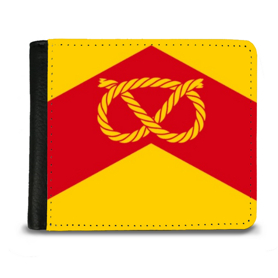 The Faux Leather Gentleman's Wallet. The County Flags Of England. Staffordshire.